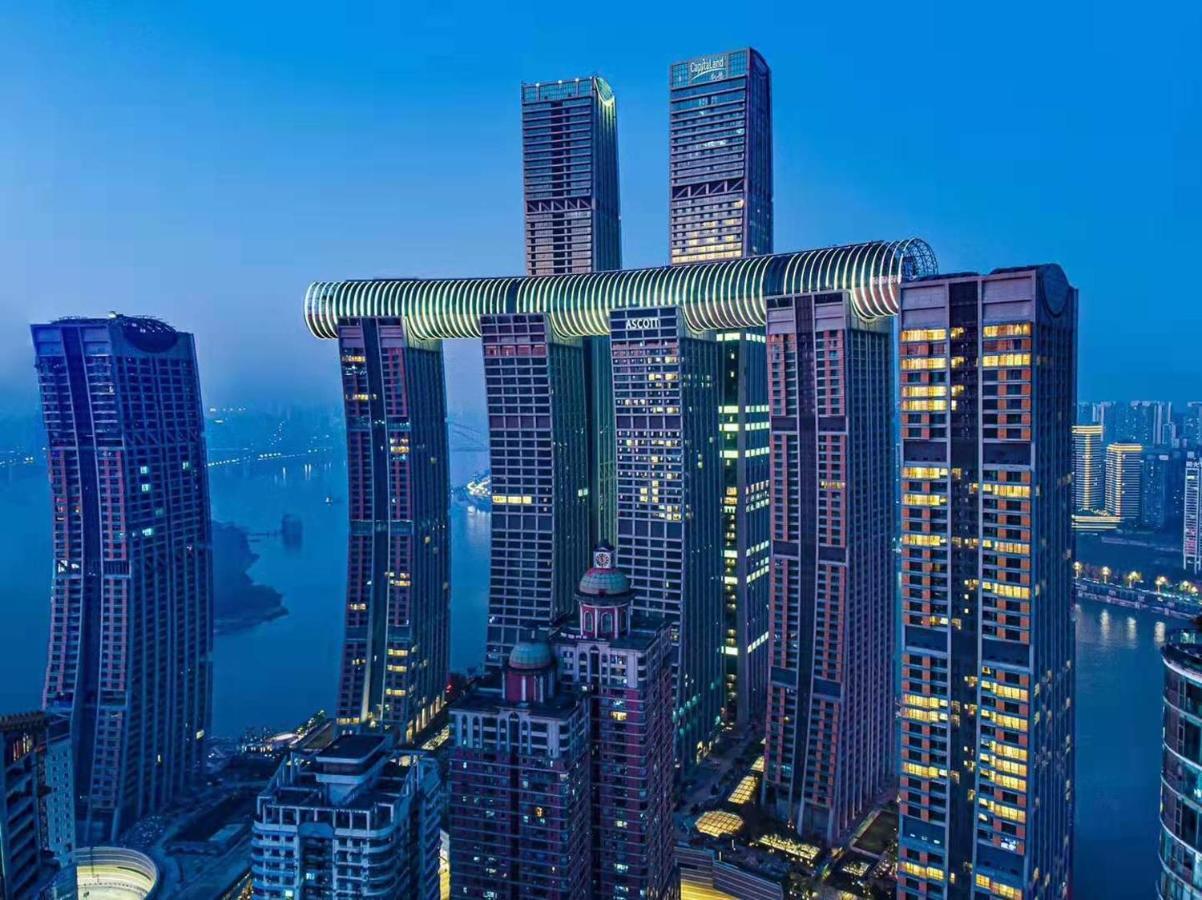 Ascott Raffles City Čchung-čching Exteriér fotografie