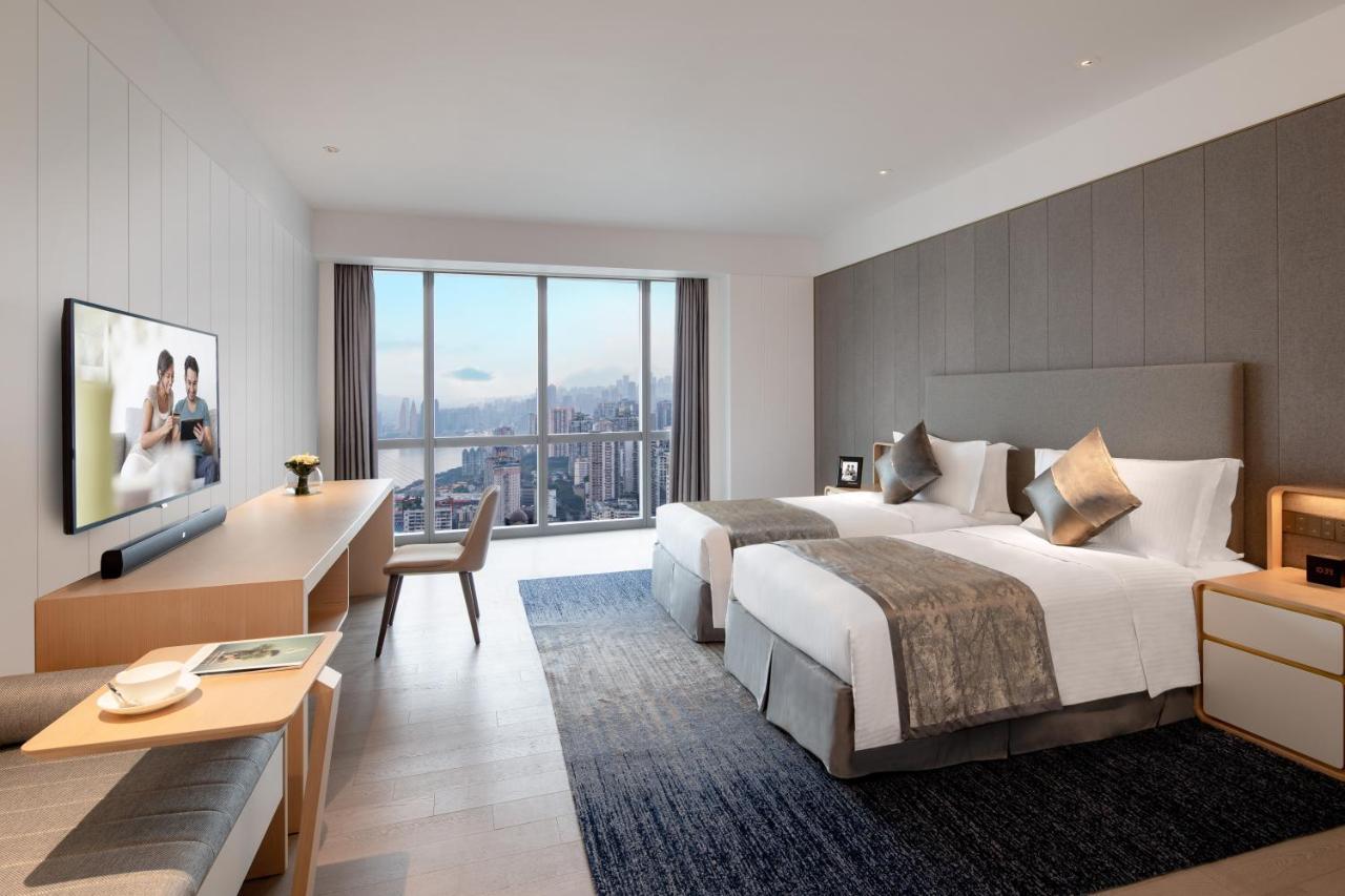 Ascott Raffles City Čchung-čching Exteriér fotografie